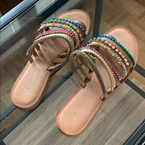 Chinese Laundry mixed material sandals